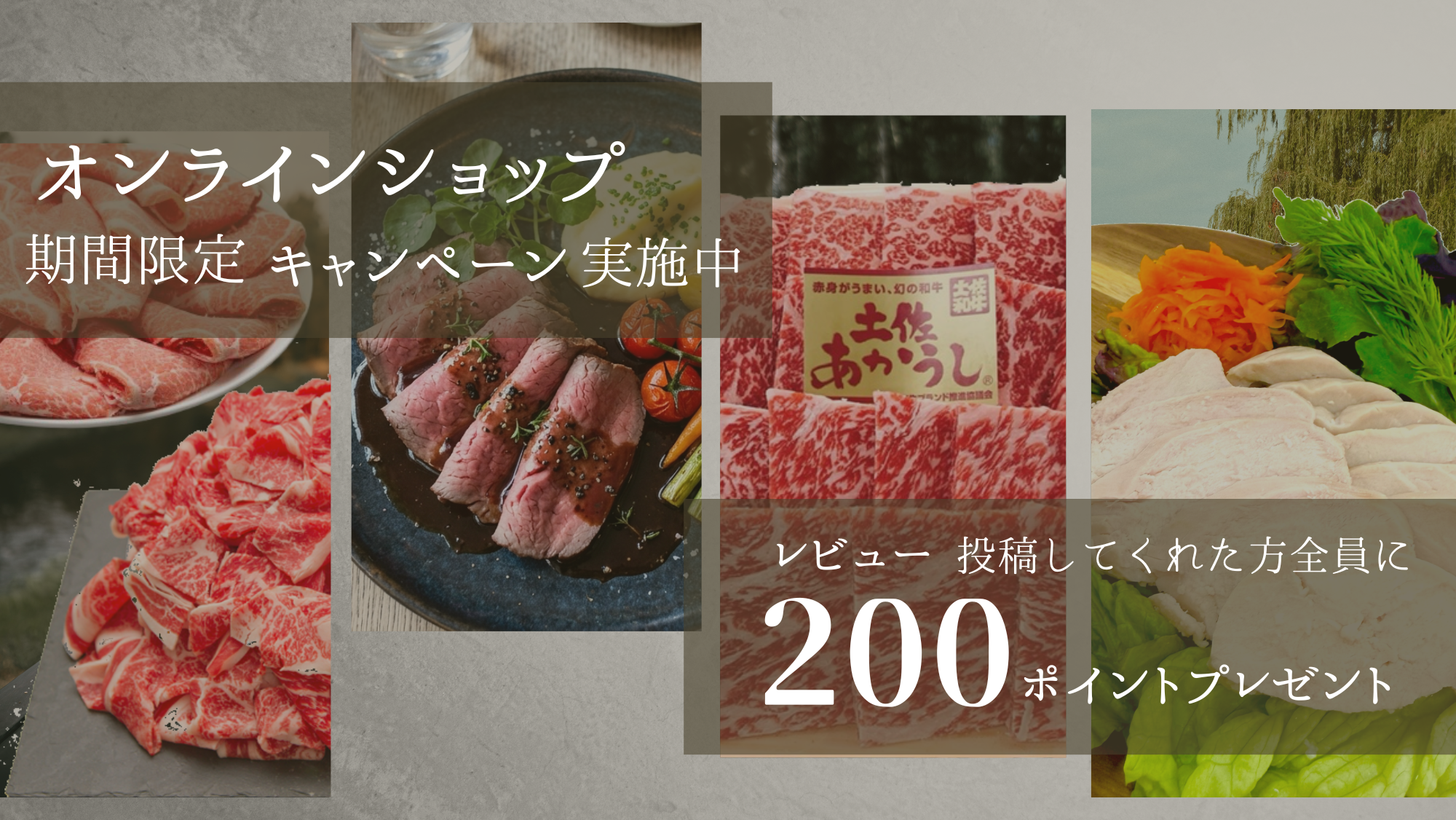 レビュー投稿してくれた方全員に200ポイントプレゼント